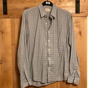Faherty Lightweight Plaid Button Down Size L